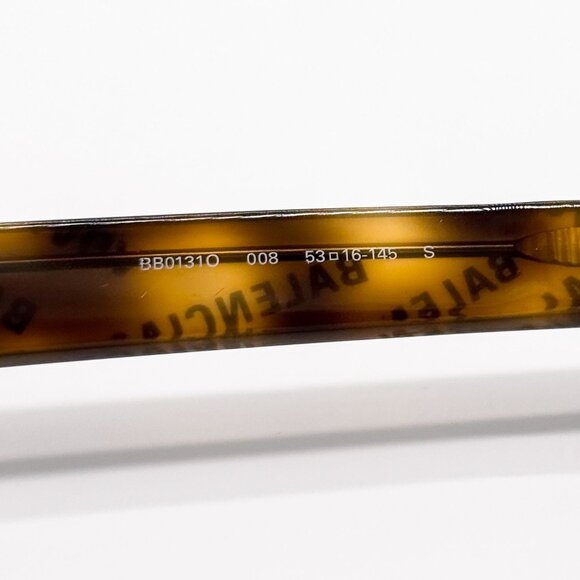 NEW BALENCIAGA EYEGLASSES BB0131O 008 ROUND OVAL HAVANA WOMEN EYEWEAR BALENCIAGA - Picture 7 of 9